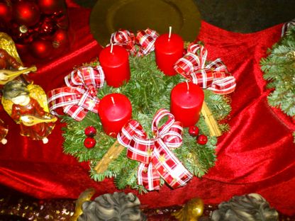 Adventkranz Weihnachten Blumen | Hallein