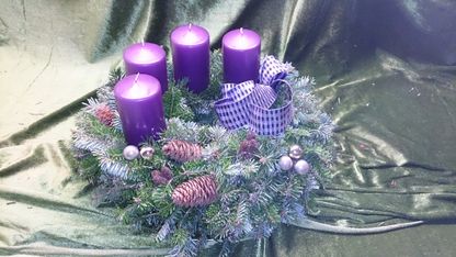 Adventkranz Weihnachten Blumen | Hallein