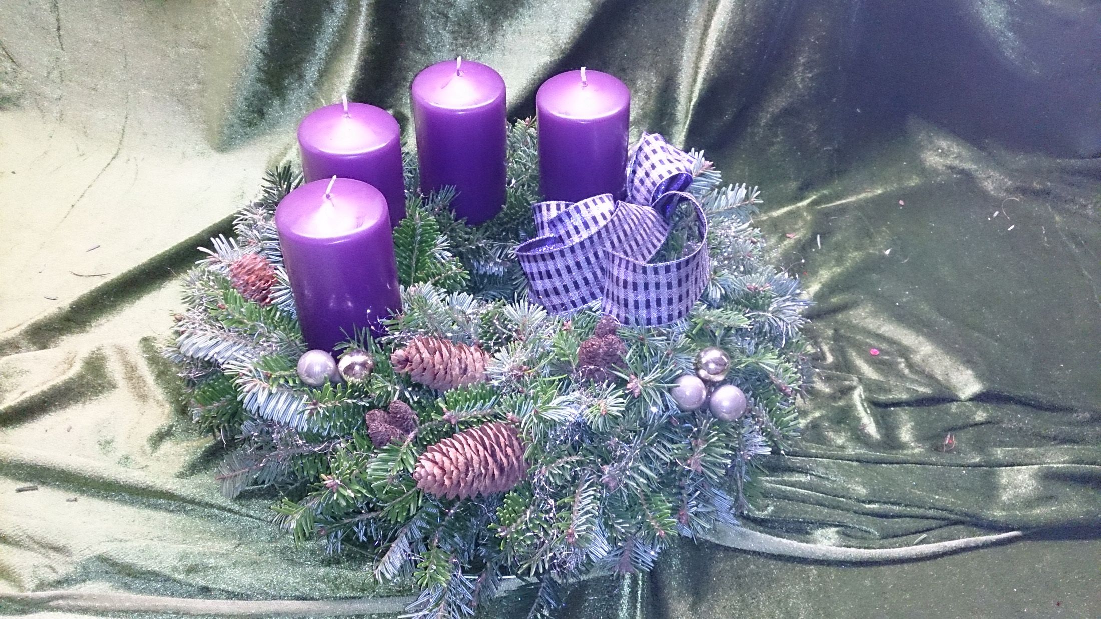 Adventkranz Weihnachten Blumen | Hallein