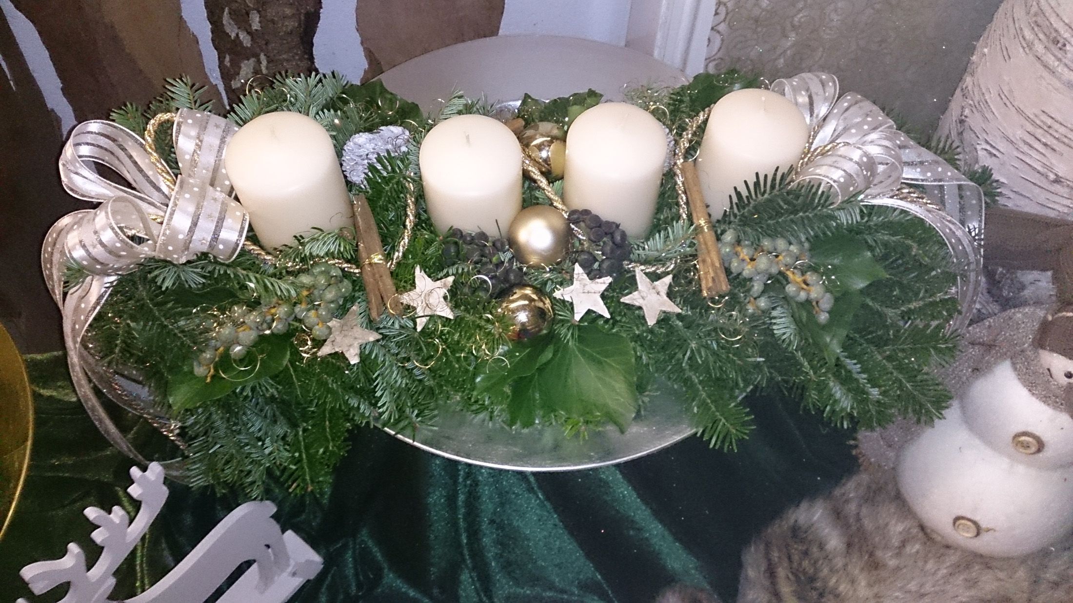 Adventkranz Weihnachten Blumen | Hallein
