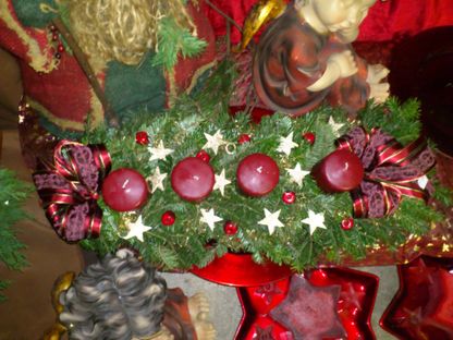 Adventkranz Weihnachten Blumen | Hallein